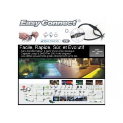 CONNECT - connecteurs "Rideau 1 m" Noir 5 sorties (x 1 Pcs)
