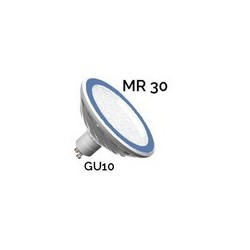 ampoule led MR30/GU10 -6w, 55 LM DIM - BLEU