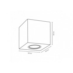 Plafonnier en Bouleau Naturel, Design Cube, pour 1 Ampoule, WOODDREAM
