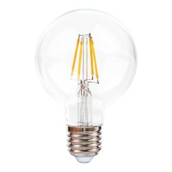 Ampoule Filament Led - E27-G80 - 6 W -3000°K- 600lm - Claire - KLARA