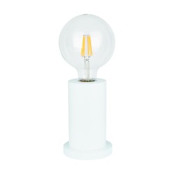 Lampe à poser en Hêtre Blanc, E27 max 60W - 100x160 mm, TASSE