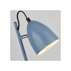 Lampe a poser, 1 lumiere, acier doux, bleu (pantone 646 c)